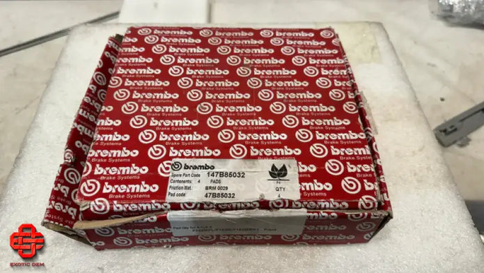 FERRARI F8 TRIBUTO SPIDER BRAKE PADS WITH SPRING OEM