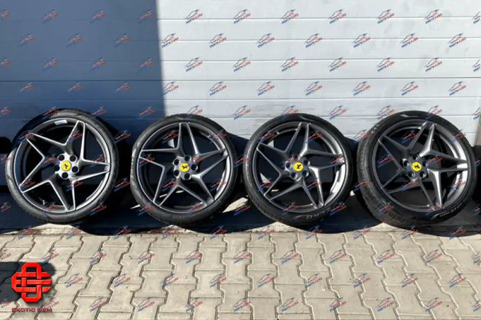 FERRARI F8 WHEELS SET 20 INCH FORGED MATTE CORSA GRAY