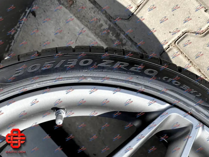 FERRARI F8 WHEELS SET 20 INCH FORGED MATTE CORSA GRAY