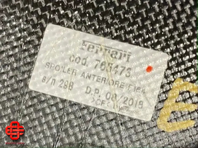 FERRARI PORTOFINO CARBON FRONT SPOILER