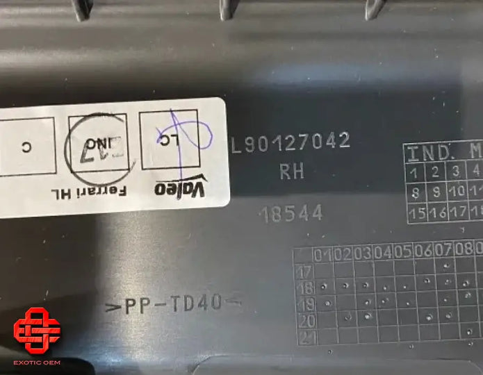 FERRARI PORTOFINO HEADLIGHT RIGHT LAMP