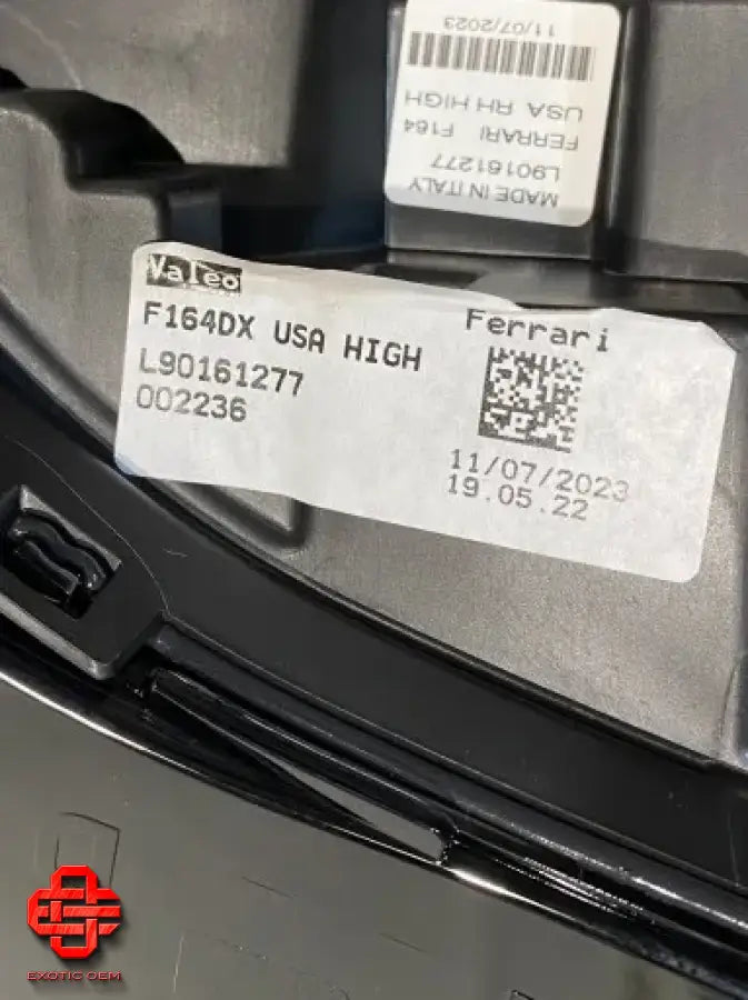 FERRARI PORTOFINO HEADLIGHT RIGHT LAMP