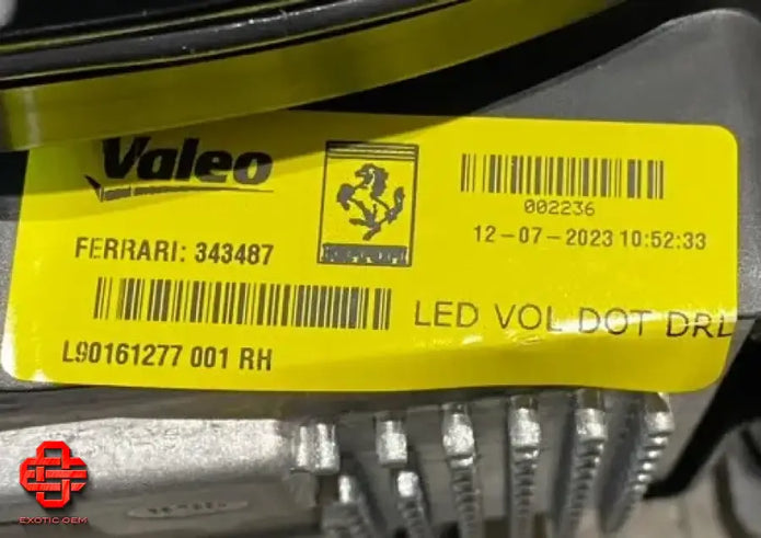 FERRARI PORTOFINO HEADLIGHT RIGHT LAMP