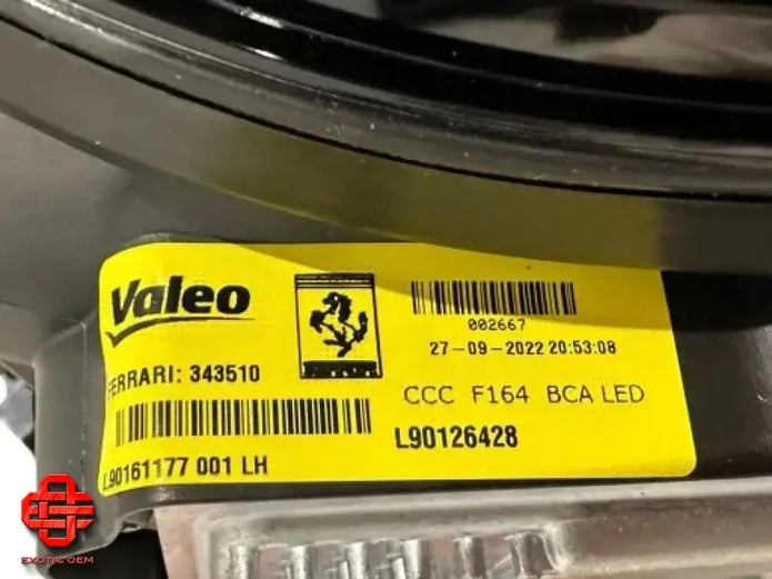 FERRARI PORTOFINO LEFT HEADLIGHT LAMP