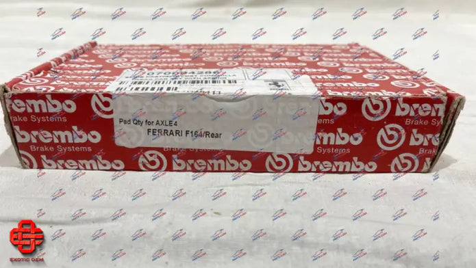 FERRARI PORTOFINO REAR PAD SET WITH SPRINGS
