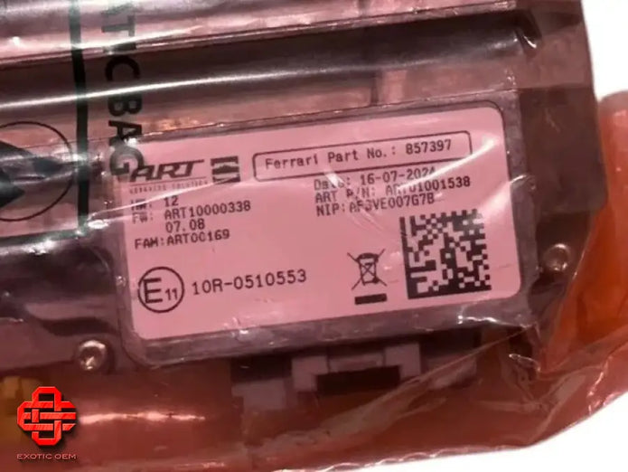 FERRARI PUROSANGUE CONTROL UNIT SURROUND VIEW ECU AUDIO UNIT