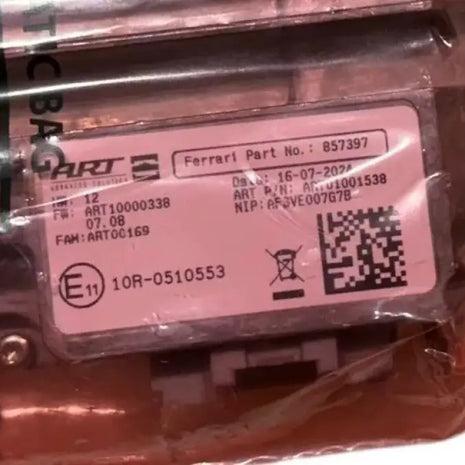 FERRARI PUROSANGUE CONTROL UNIT SURROUND VIEW ECU AUDIO UNIT