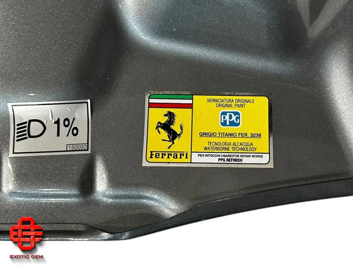 FERRARI PUROSANGUE FRONT BONNET LID