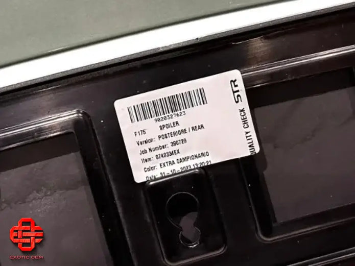 FERRARI PUROSANGUE REAR SPOILER WING