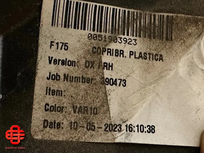 FERRARI PUROSANGUE SIDE SKIRT LATERAL TRIM RH