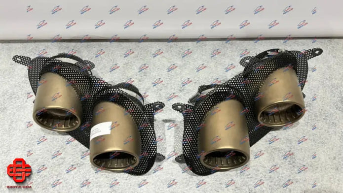 FERRARI ROMA EXHAUST GOLD TIPS