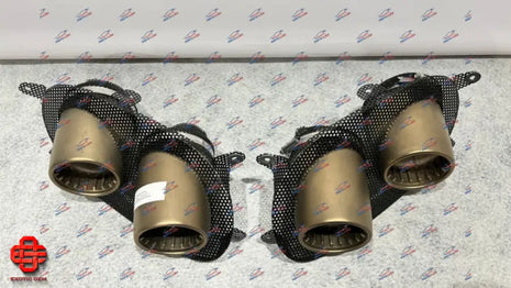 FERRARI ROMA EXHAUST GOLD TIPS