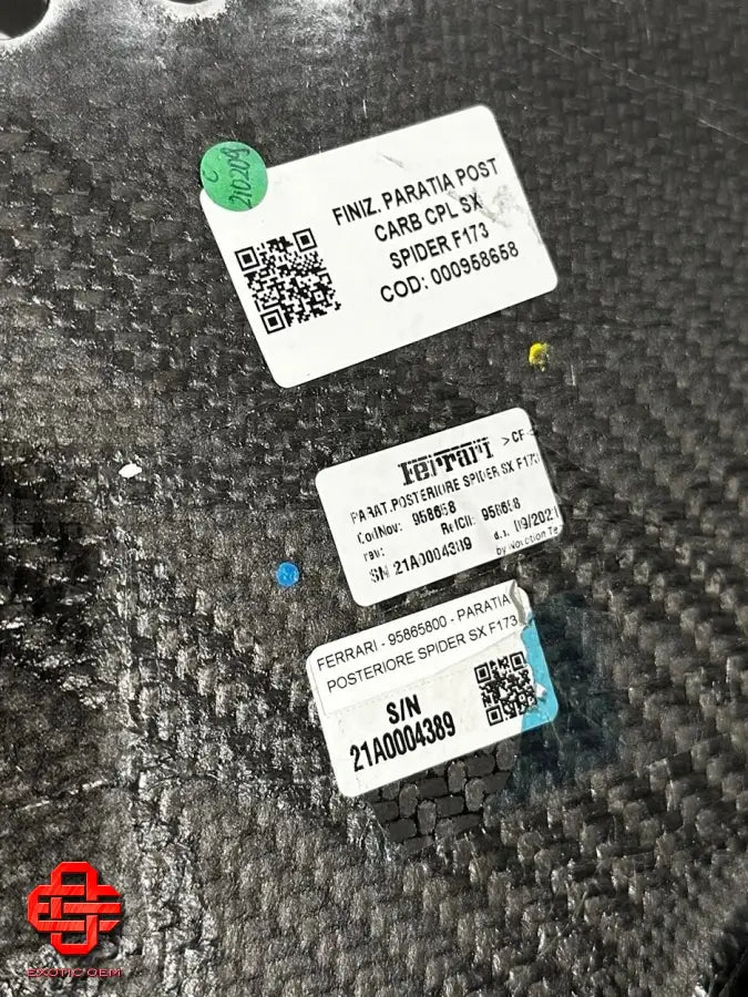 FERRARI SF90 CARBON ENGINE COVER