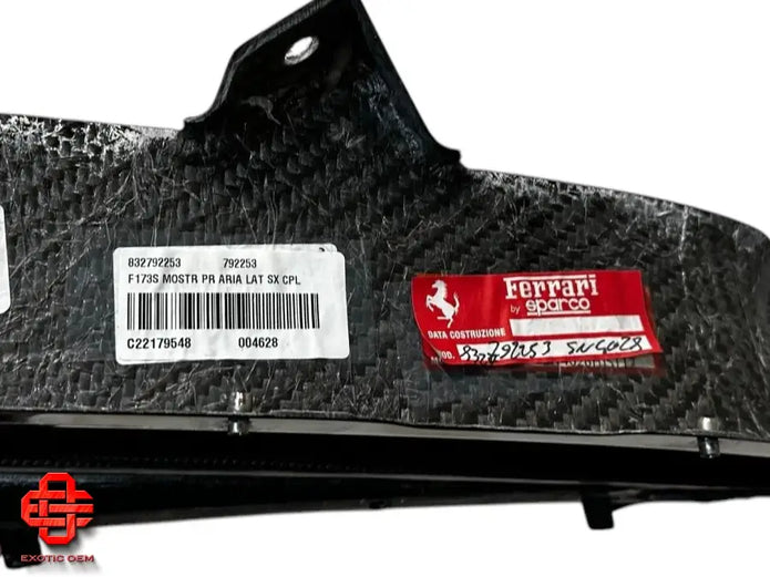 FERRARI SF90 CARBON LATERAL AIR INTAKE LH