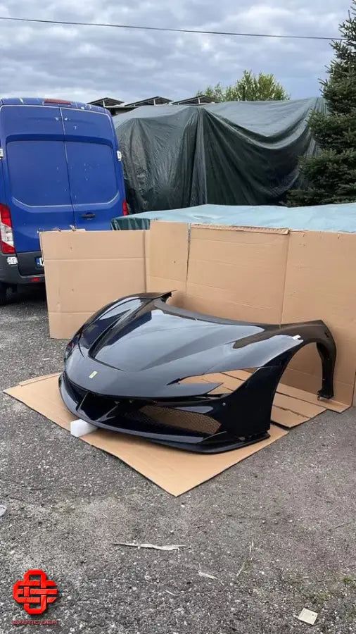 FERRARI SF90 COMPLETE FRONT WITH HEADLIGHTS - COMPLETE FRONT