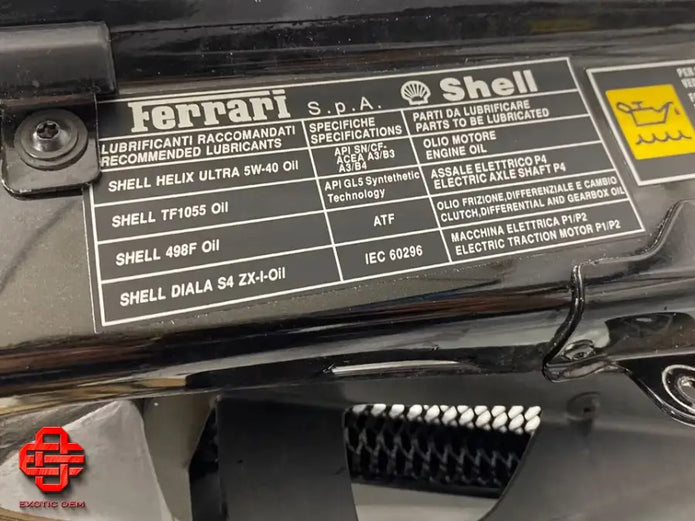 FERRARI SF90 REAR ENGINE COVER