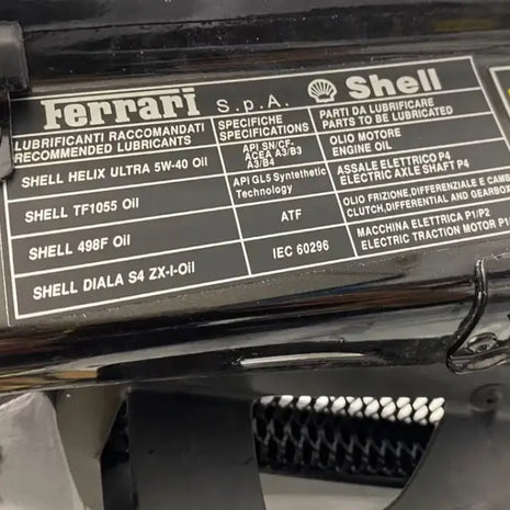 FERRARI SF90 REAR ENGINE COVER