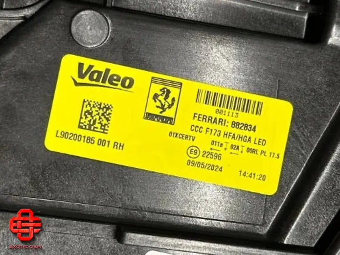 FERRARI SF90 RIGHT HEADLIGHT LAMP