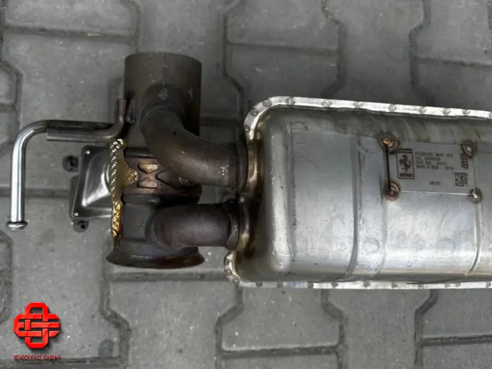 FERRARI SF90 SPIDER EXHAUST SILENCER EXHAUST MUFFLER