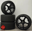 FERRARI SF90 WHEELS & TYRE SETS - BLACK AND GOLD