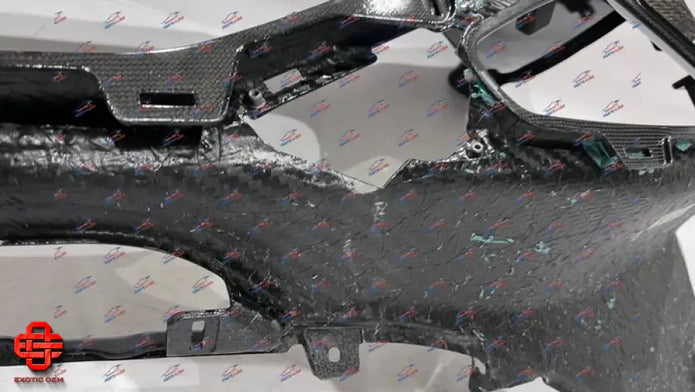 FERRARI SP1 SP2 MONZA CENTER TUNNEL LATERAL CARBON FIBER INTERIOR