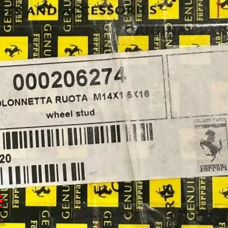 FERRARI TITANIUM WHEEL BOLTS