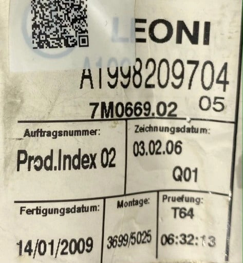 MERCEDES BENZ WIRES CABLES