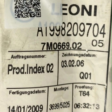 MERCEDES BENZ WIRES CABLES