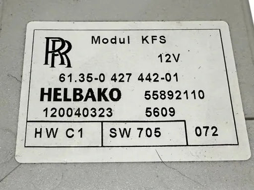 ROLLS ROYCE PHANTOM CONTROLLER RADIATOR FIGURE MODULE