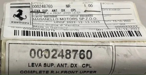 FERRARI 458 488 F12 CALIF FRONT RH CONTROL ARM