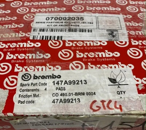 FERRARI F12 FF GTC4 FRONT PADS