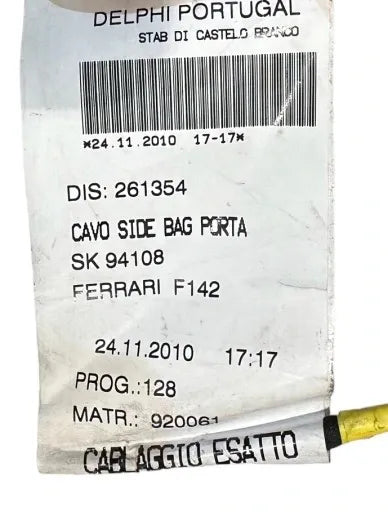 FERRARI 458 AIRBAG DOOR CUSHION