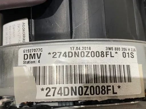 BENTLEY CONTINENTAL GT GTC FLYING AIRBAG