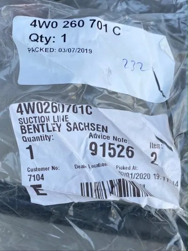 BENTLEY CONTINENTAL GT GTC FLYING PIPE