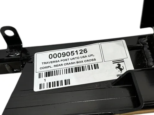 FERRARI F8 REAR CROSS MEMBER CRUMPLE ZONE FRAME BRACKET BUMPER