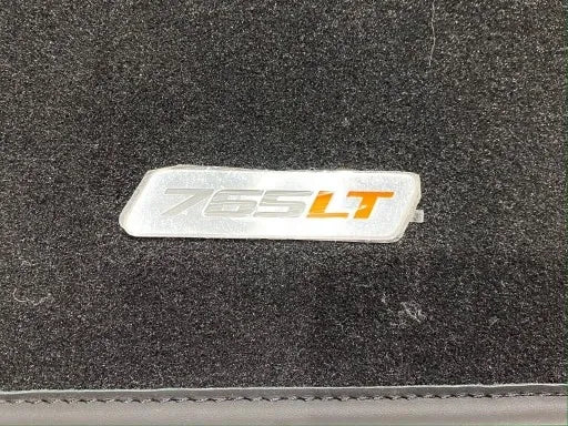 MCLAREN 765LT MATS, FLOOR MATS BLACK