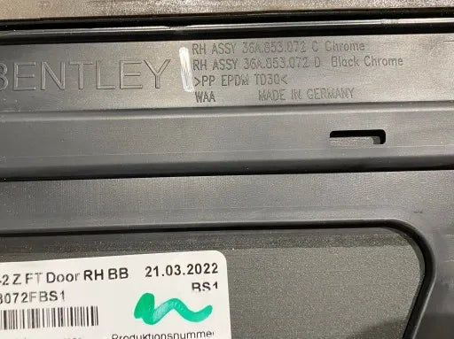 BENTLEY BENTAYGA DOOR TRIM COVER
