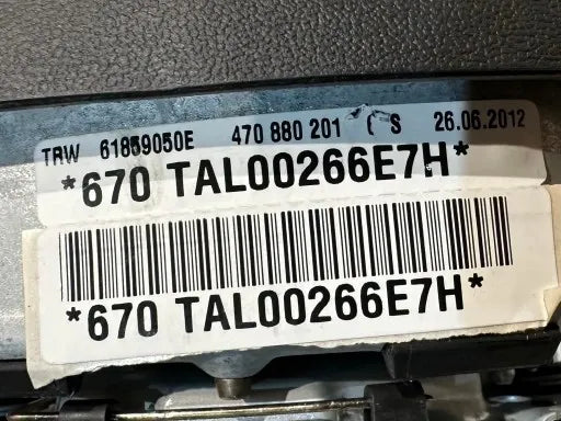 LAMBORGHINI AVENTADOR AIRBAG CUSHION