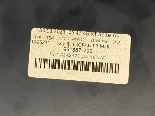 PORSCHE PANAMERA 971 REAR SPOILER AILERON