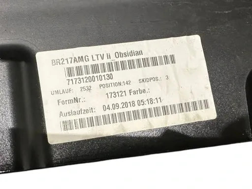 MERCEDES BENZ S S63 S65 W217 DOOR SILL STRIP