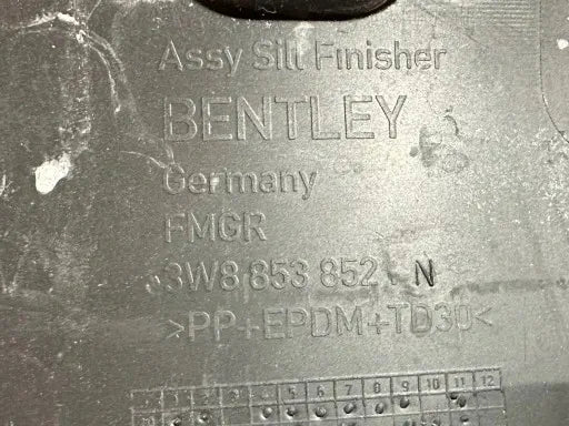 BENTLEY CONTINENTAL GT GTC DOOR SILL COVER