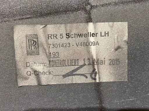 ROLLS ROYCE WRAITH DOOR SILL TRIM