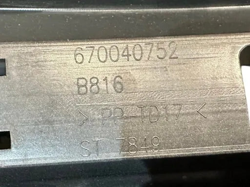 MASERATI LEVANTE FRONT BUMPER FRONT