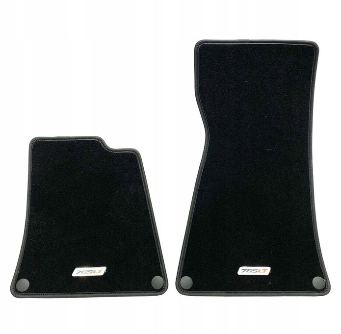 MCLAREN 765LT MATS, FLOOR MATS BLACK