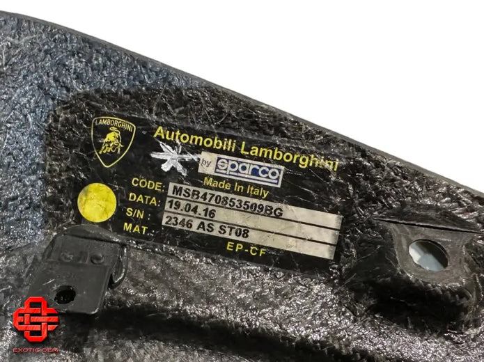 LAMBORGHINI AVENTADOR CARBON BONNET COVER LH
