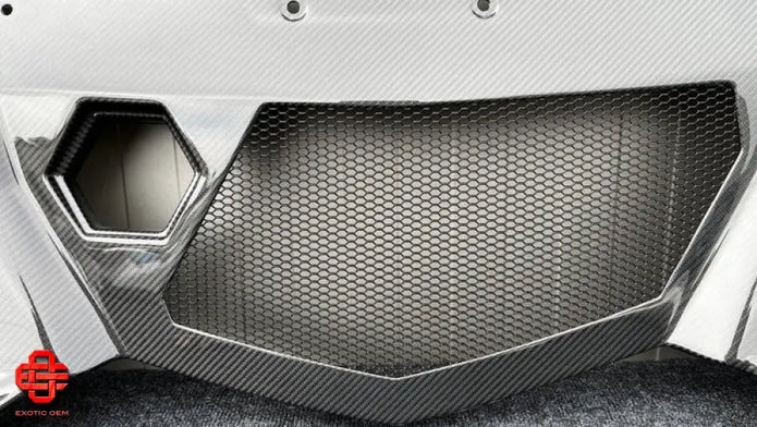 LAMBORGHINI AVENTADOR ENGINE COVER BAY CF MARMITTA