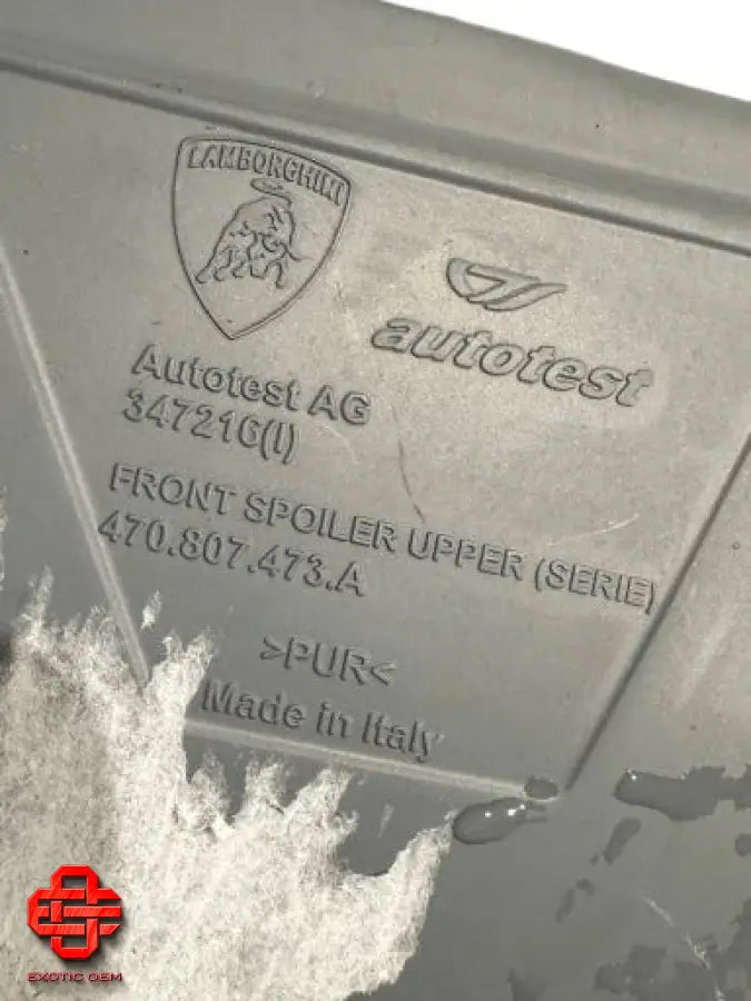 LAMBORGHINI AVENTADOR FRONT SPOILER LIP