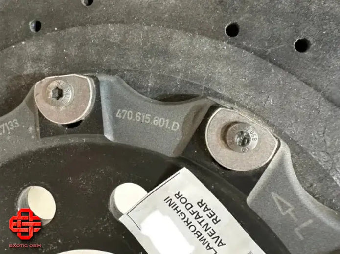 LAMBORGHINI AVENTADOR LP700 REAR BRAKE DISC
