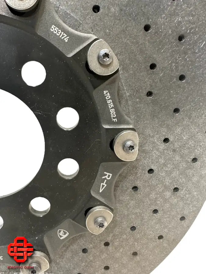 LAMBORGHINI AVENTADOR REAR BRAKE DISC RH