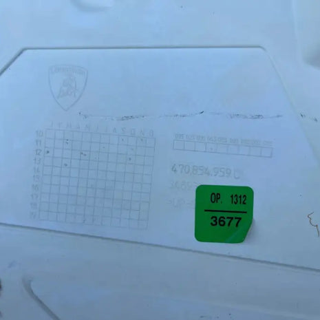 LAMBORGHINI AVENTADOR REAR SIDE PANEL LEFT